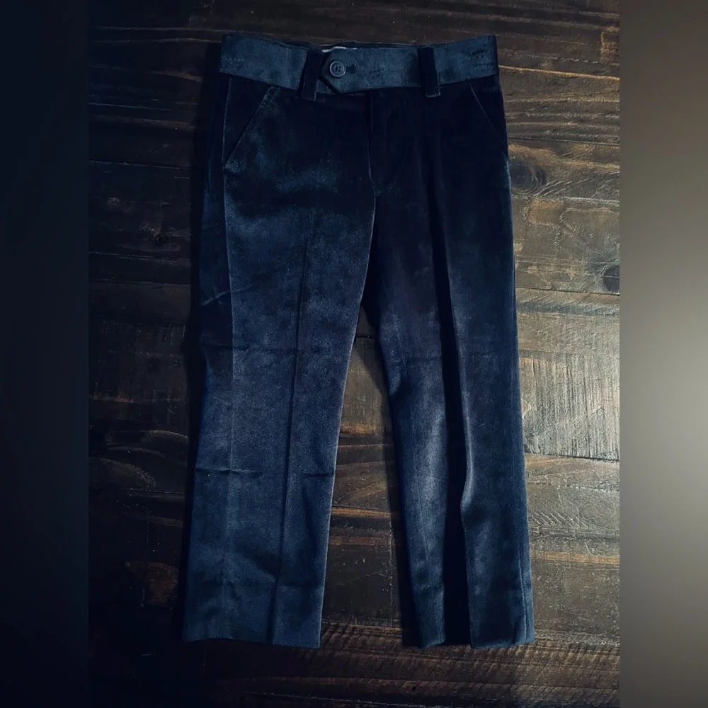 Appaman Elegant Navy Blue Velvet Suit 3T - Picture 10 of 16